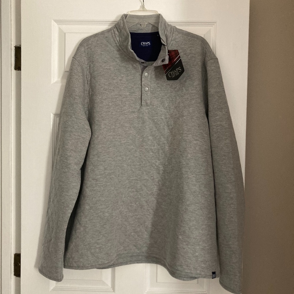Chaps Quilted Pullover